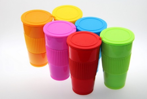 Colorful ceramic cup
(Shell cup) 
(Tea strainer)
